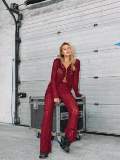 Noisy May NMFRANCIE TROUSER SKIRT -Noisy May Clothing Shop 27035416 TibetanRed 008