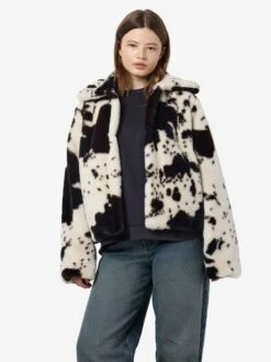 Noisy May COW PRINT COAT