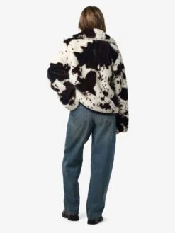 Noisy May COW PRINT COAT 12 Noisy May COW PRINT COAT -Noisy May Clothing Shop 27035654 Birch 1216629 005