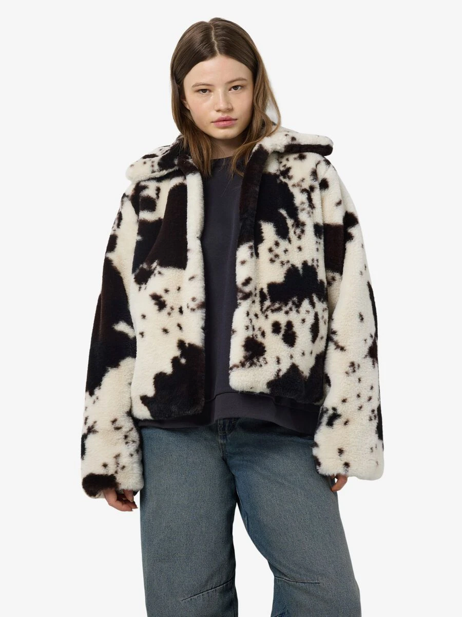 Noisy May COW PRINT COAT 8 Noisy May COW PRINT COAT - Image 6