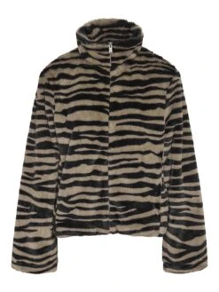 Noisy May CURVE FAUX FUR JACKET