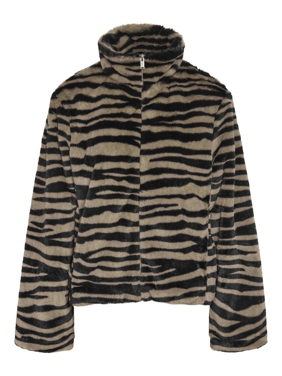 Noisy May CURVE FAUX FUR JACKET 3 Noisy May CURVE FAUX FUR JACKET