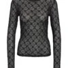 Noisy May CURVE LACE TOP 1 Noisy May CURVE LACE TOP -Noisy May Clothing Shop 27035863 Black 001