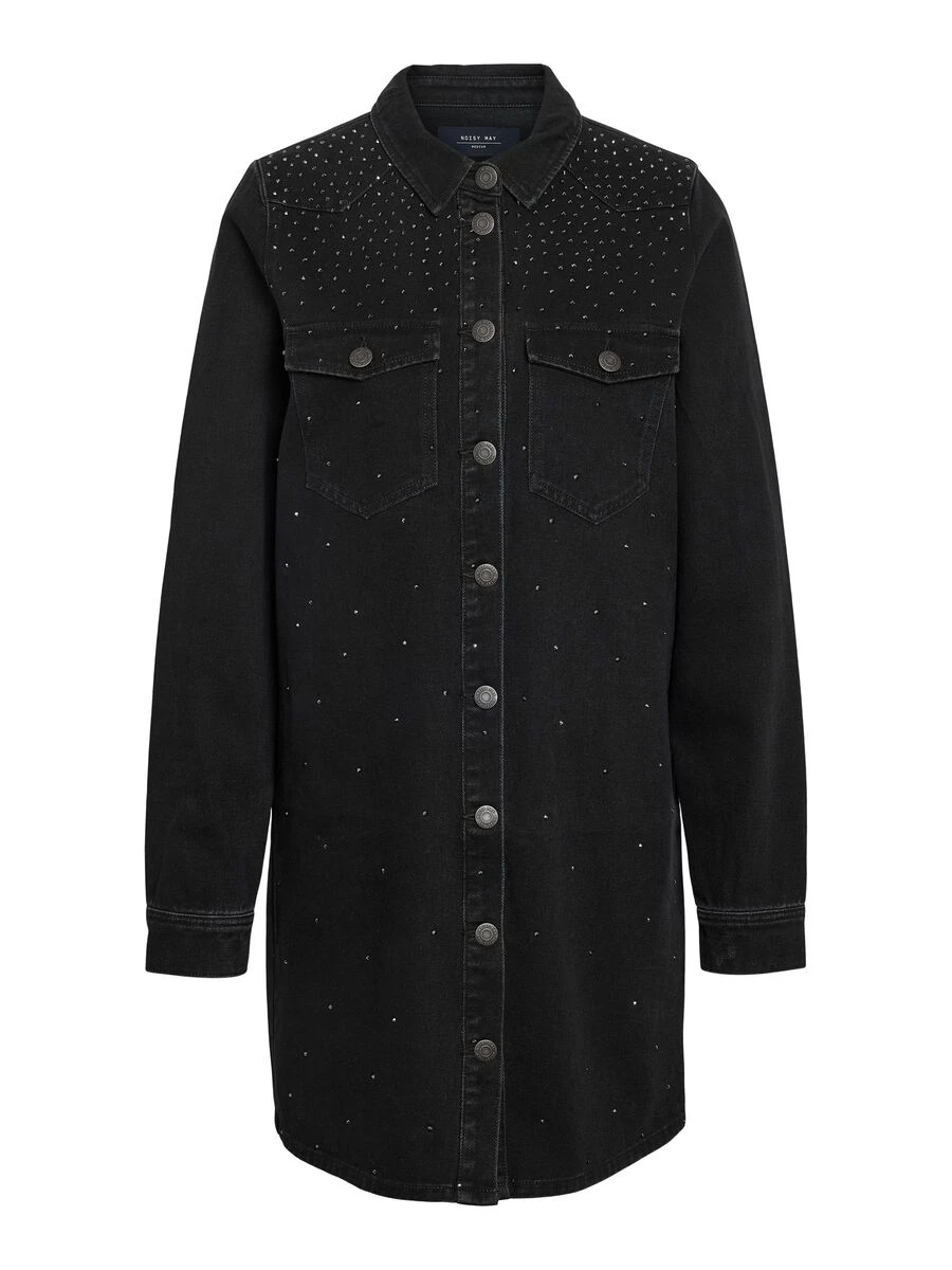 Noisy May RHINESTONE DENIM DRESS 4 Noisy May RHINESTONE DENIM DRESS - Image 2