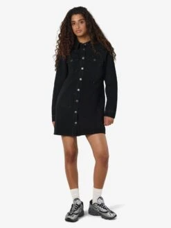 Noisy May RHINESTONE DENIM DRESS 15 Noisy May RHINESTONE DENIM DRESS -Noisy May Clothing Shop 27035907 BlackDenim 007