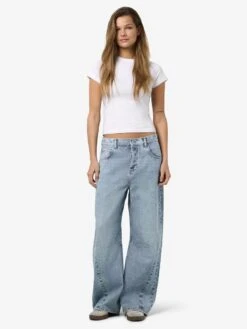 Noisy May NMSUSANNA BARREL FIT JEANS -Noisy May Clothing Shop 27036328 LightBlueDenim 004