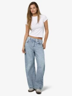 Noisy May NMSUSANNA BARREL FIT JEANS -Noisy May Clothing Shop 27036328 LightBlueDenim 007