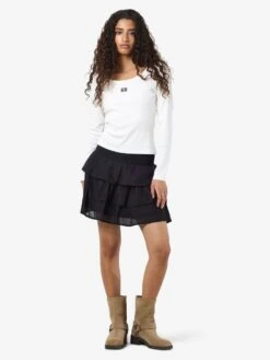 Noisy May TIERED MINI SKIRT -Noisy May Clothing Shop 27036481 Black 004