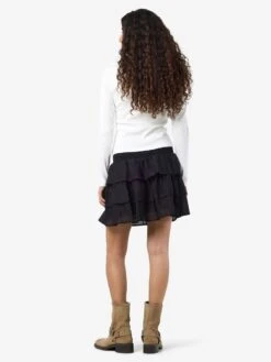 Noisy May TIERED MINI SKIRT -Noisy May Clothing Shop 27036481 Black 005