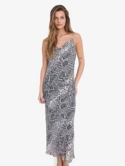 Noisy May PRINTED MIDI DRESS