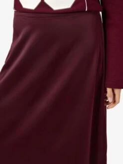 Noisy May SATIN MIDI SKIRT -Noisy May Clothing Shop 27036585 WindsorWine 006