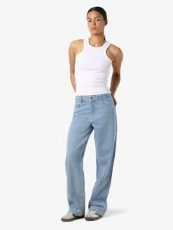 Noisy May NMJANNEL STRAIGHT FIT JEANS -Noisy May Clothing Shop 27036689 LightBlueDenim 004