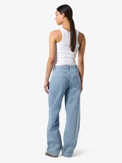 Noisy May NMJANNEL STRAIGHT FIT JEANS -Noisy May Clothing Shop 27036689 LightBlueDenim 005