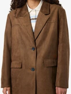 Noisy May FAUX SUEDE BLAZER -Noisy May Clothing Shop 27036797 Toffee 006
