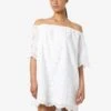 Noisy May BRODERIE ANGLAISE MINI DRESS 1 Noisy May BRODERIE ANGLAISE MINI DRESS -Noisy May Clothing Shop 27037156 BrightWhite 003