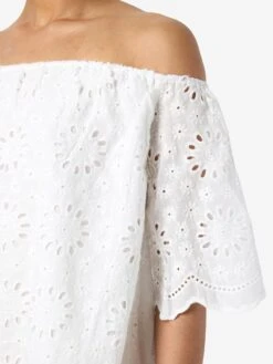 Noisy May BRODERIE ANGLAISE MINI DRESS -Noisy May Clothing Shop 27037156 BrightWhite 006