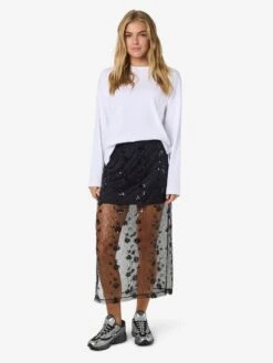 Noisy May MESH MAXI SKIRT -Noisy May Clothing Shop 27037160 Black 007