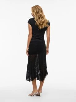 Noisy May LACE MIDI SKIRT -Noisy May Clothing Shop 27037644 Black 004