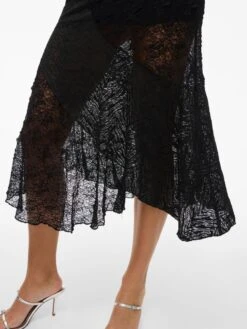Noisy May LACE MIDI SKIRT -Noisy May Clothing Shop 27037644 Black 007