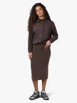 Noisy May KNITTED MIDI SKIRT 11 Noisy May KNITTED MIDI SKIRT -Noisy May Clothing Shop 27038157 CoffeeBean 007